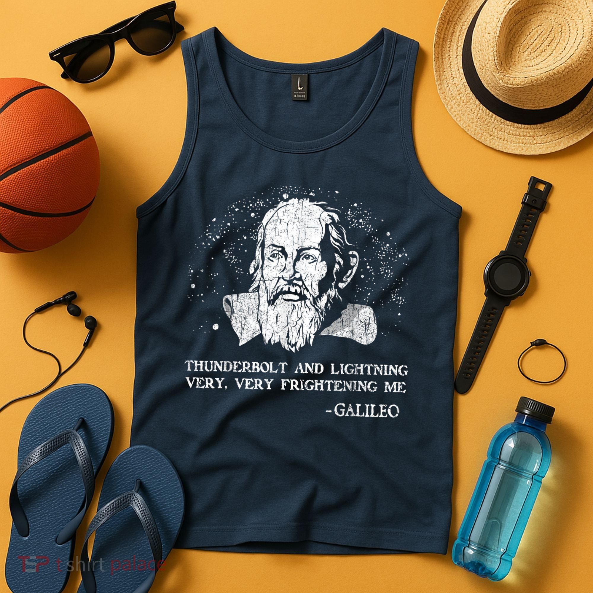 Thunderbolt And Lightning Galileo Retro Very Frightening Me Tank Top