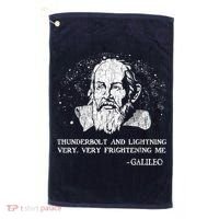 Thunderbolt And Lightning Galileo Retro Very Frightening Me Golf Towel thumb 0