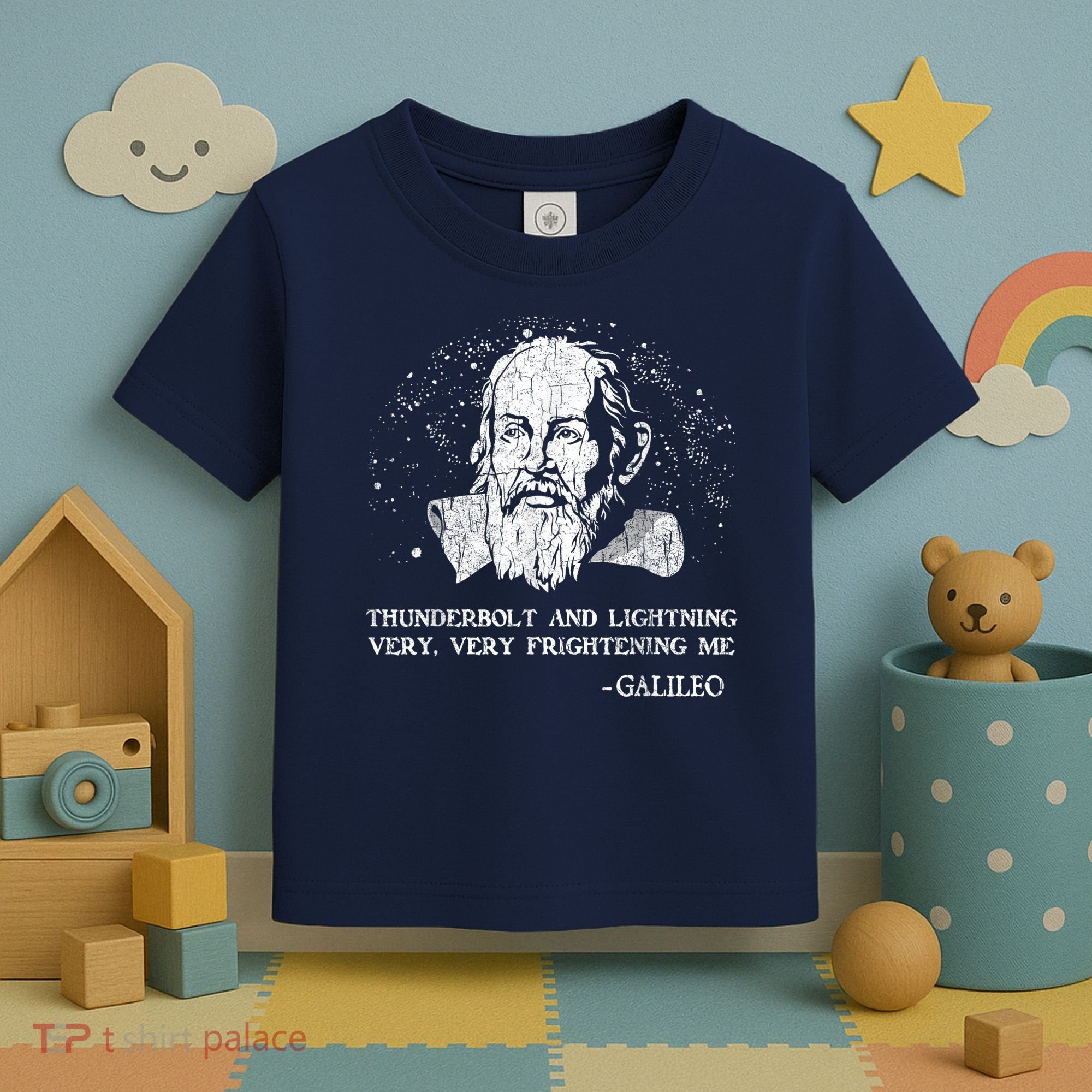 Thunderbolt And Lightning Galileo Retro Very Frightening Me Toddler T-Shirt