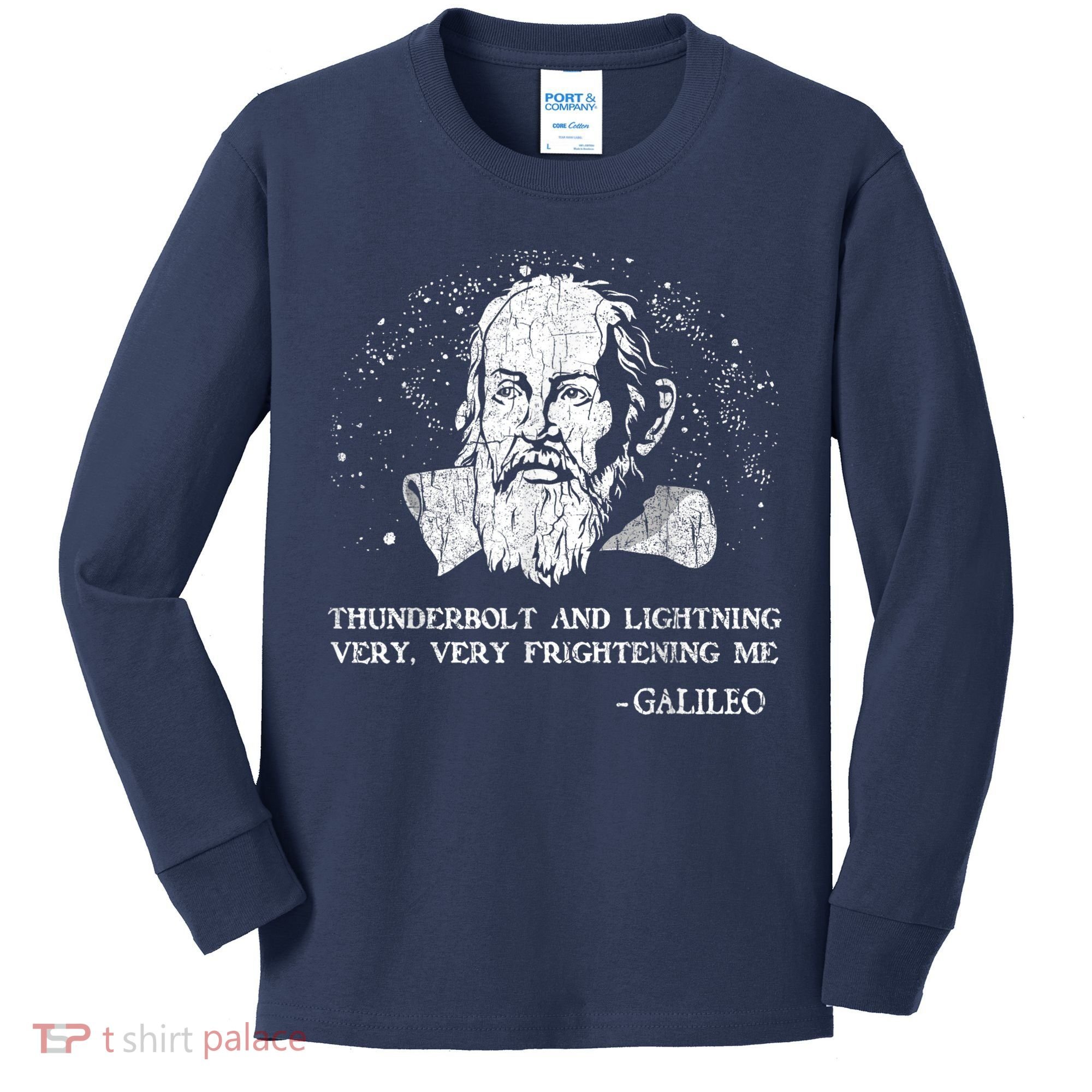 Thunderbolt And Lightning Galileo Retro Very Frightening Me Kids Long Sleeve Shirt