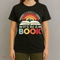 Take A Look Its In A Book Reading Vintage Retro Rainbow T-Shirt thumb 4