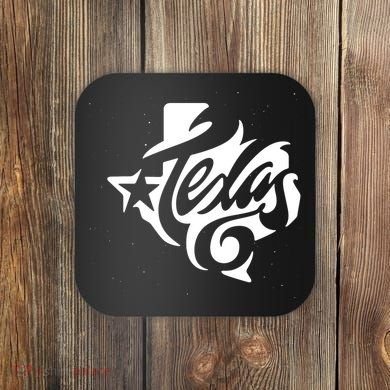 Texas Artistic Logo Coaster