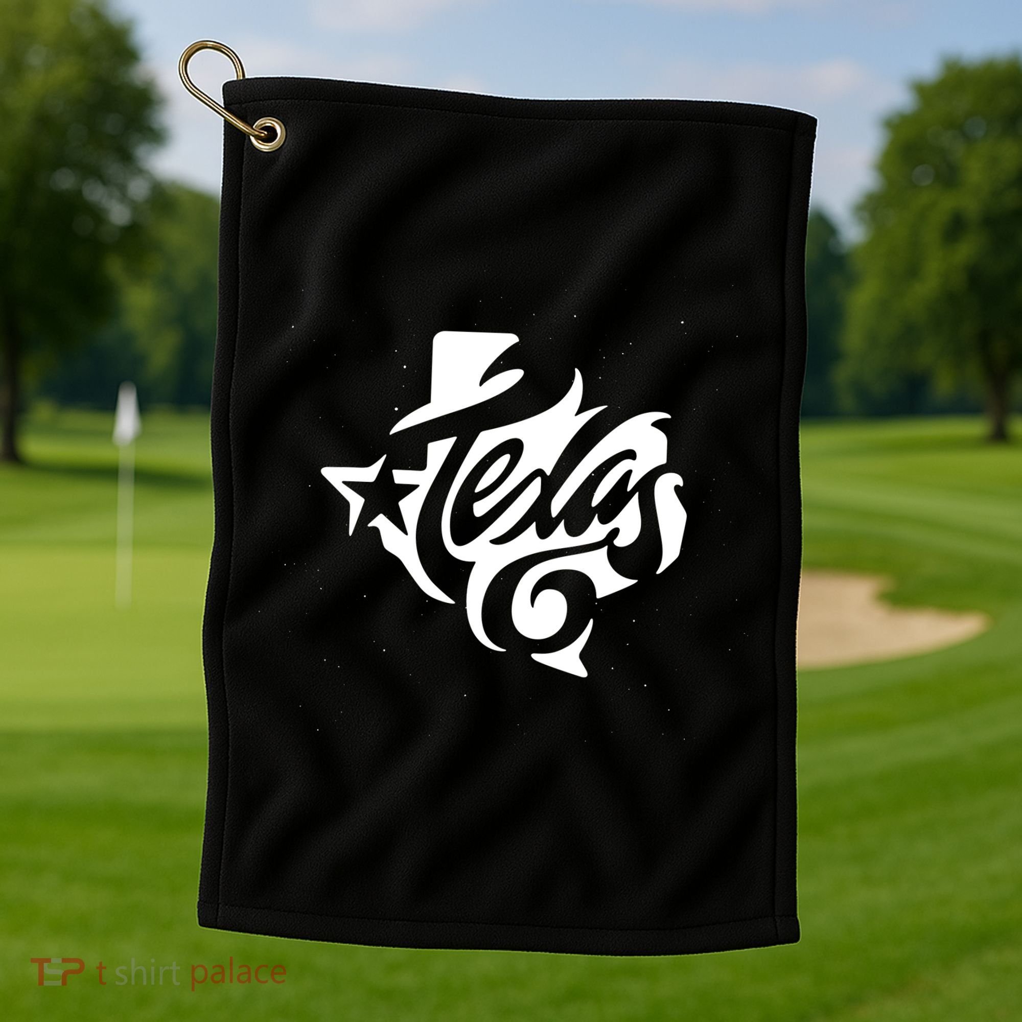 Texas Artistic Logo Golf Towel