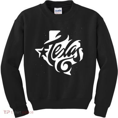Texas Artistic Logo Kids Sweatshirt