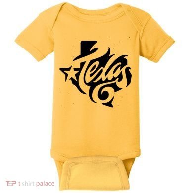 Texas Artistic Logo Baby Bodysuit
