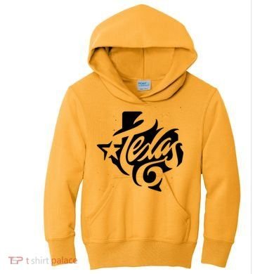 Texas Artistic Logo Kids Hoodie