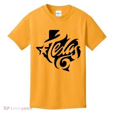 Texas Artistic Logo Kids T-Shirt
