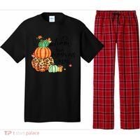 Thanksgiving Autumn Leaves And Pumpkins Please Fall Lover Pajama Set thumb 0