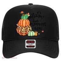 Thanksgiving Autumn Leaves And Pumpkins Please Fall Lover Hat thumb 0