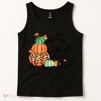 Thanksgiving Autumn Leaves And Pumpkins Please Fall Lover Tank Top thumb 2