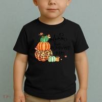 Thanksgiving Autumn Leaves And Pumpkins Please Fall Lover Toddler T-Shirt thumb 2