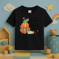 Thanksgiving Autumn Leaves And Pumpkins Please Fall Lover Toddler T-Shirt thumb 3