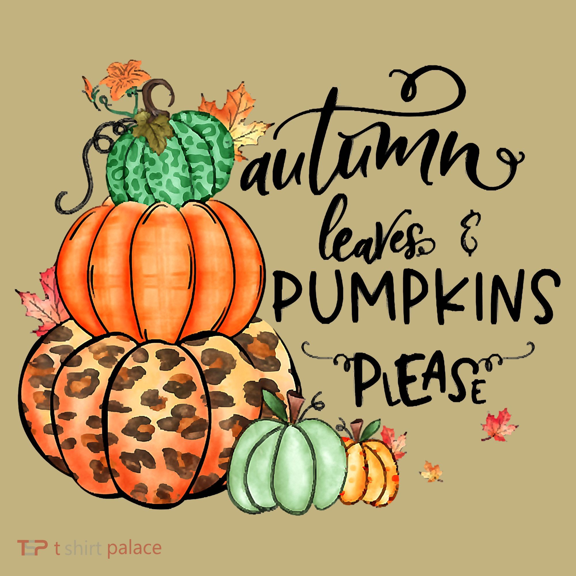 Thanksgiving Autumn Leaves And Pumpkins Please Fall Lover Mousepad