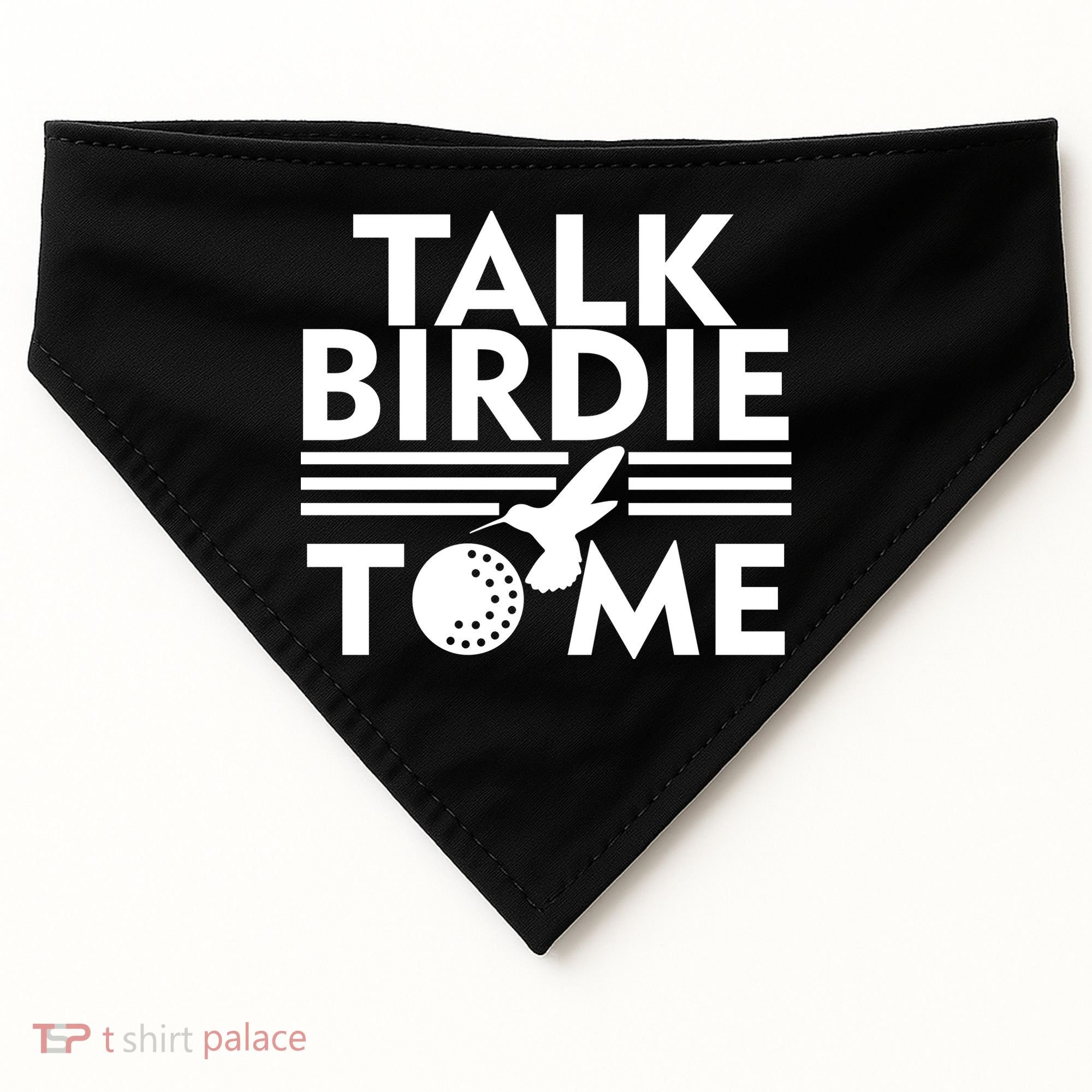 Talk Birdie To Me USA-Made Doggie Bandana