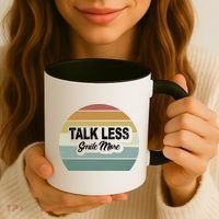 Talk Less Smile More Coffee Mug thumb 3