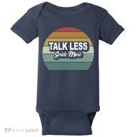 Talk Less Smile More Baby Bodysuit thumb 0