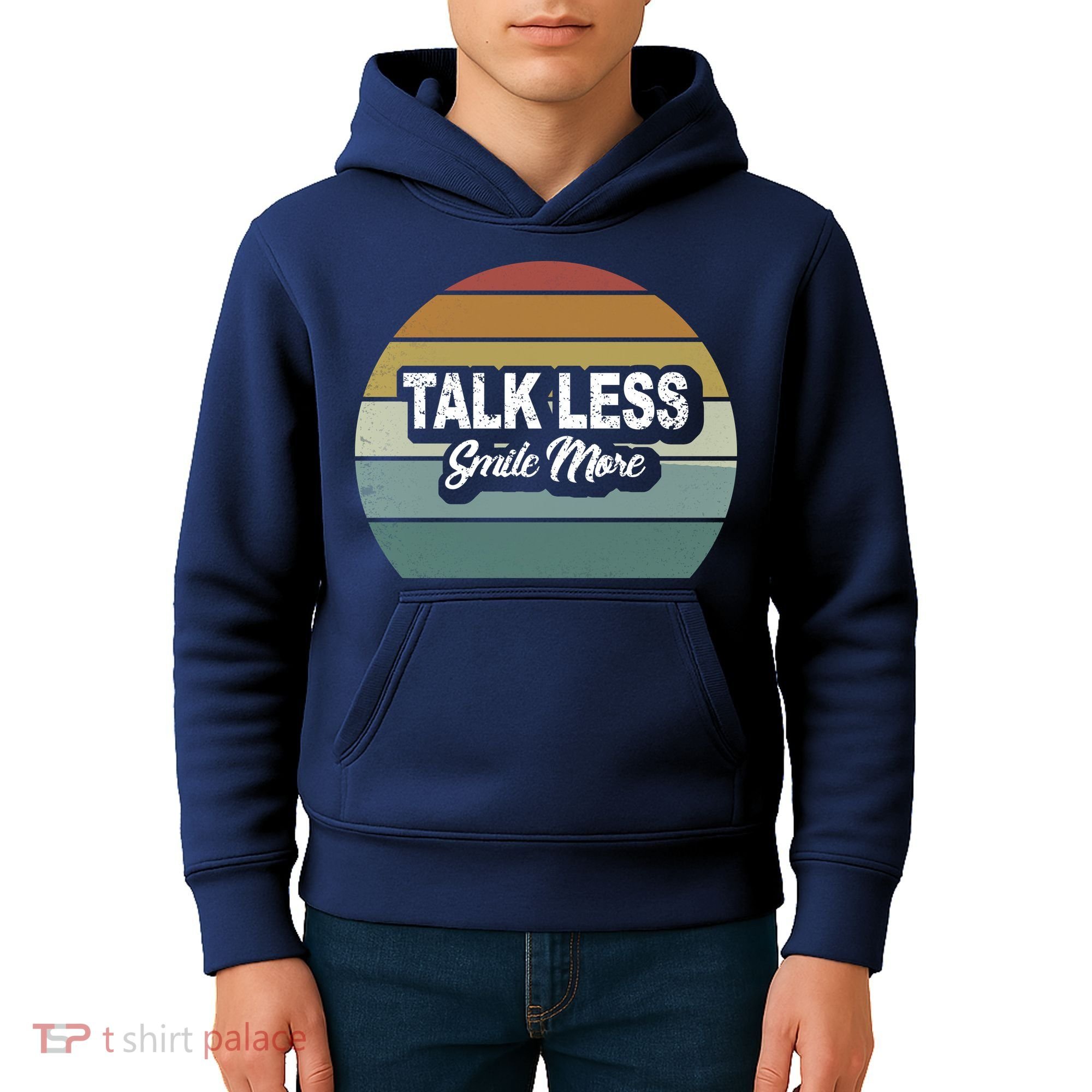 Talk Less Smile More Kids Hoodie