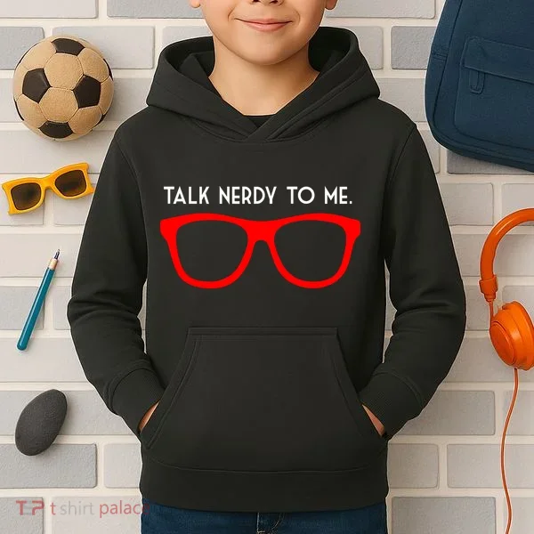 Talk Nerdy To Me Kids Hoodie