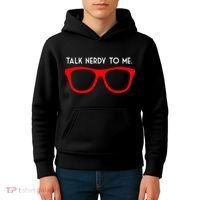 Talk Nerdy To Me Kids Hoodie thumb 4