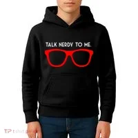 Talk Nerdy To Me Kids Hoodie thumb 4