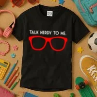 Talk Nerdy To Me Kids T-Shirt thumb 3