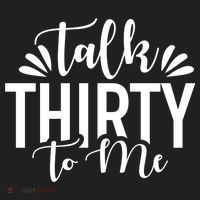 Talk Thirty To Me 30th Birthday Funny Beanie thumb 2