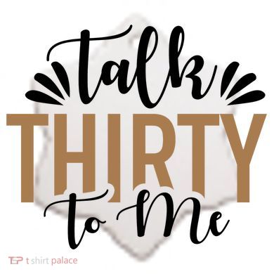 Talk Thirty To Me 30th Birthday Funny Ceramic Ornament