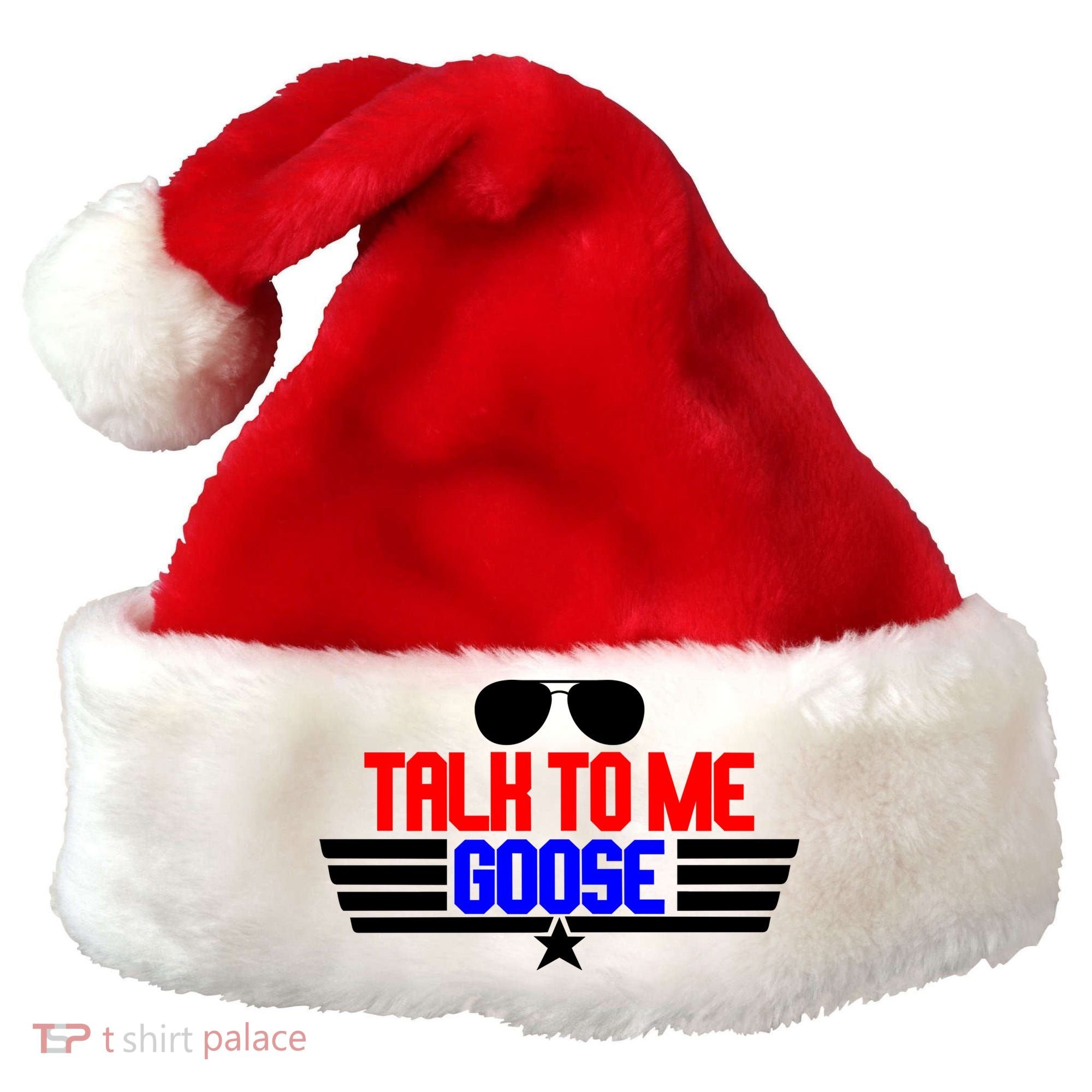 Talk To Me Goose Santa Hat