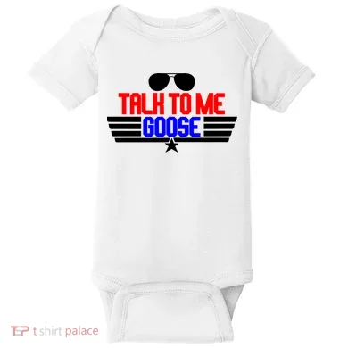 Talk To Me Goose Baby Bodysuit
