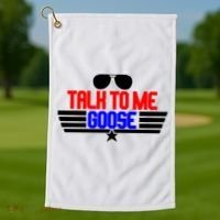 Talk To Me Goose Golf Towel thumb 1