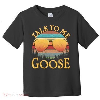 Talk To Me Goose Vintage Sunset Toddler T-Shirt
