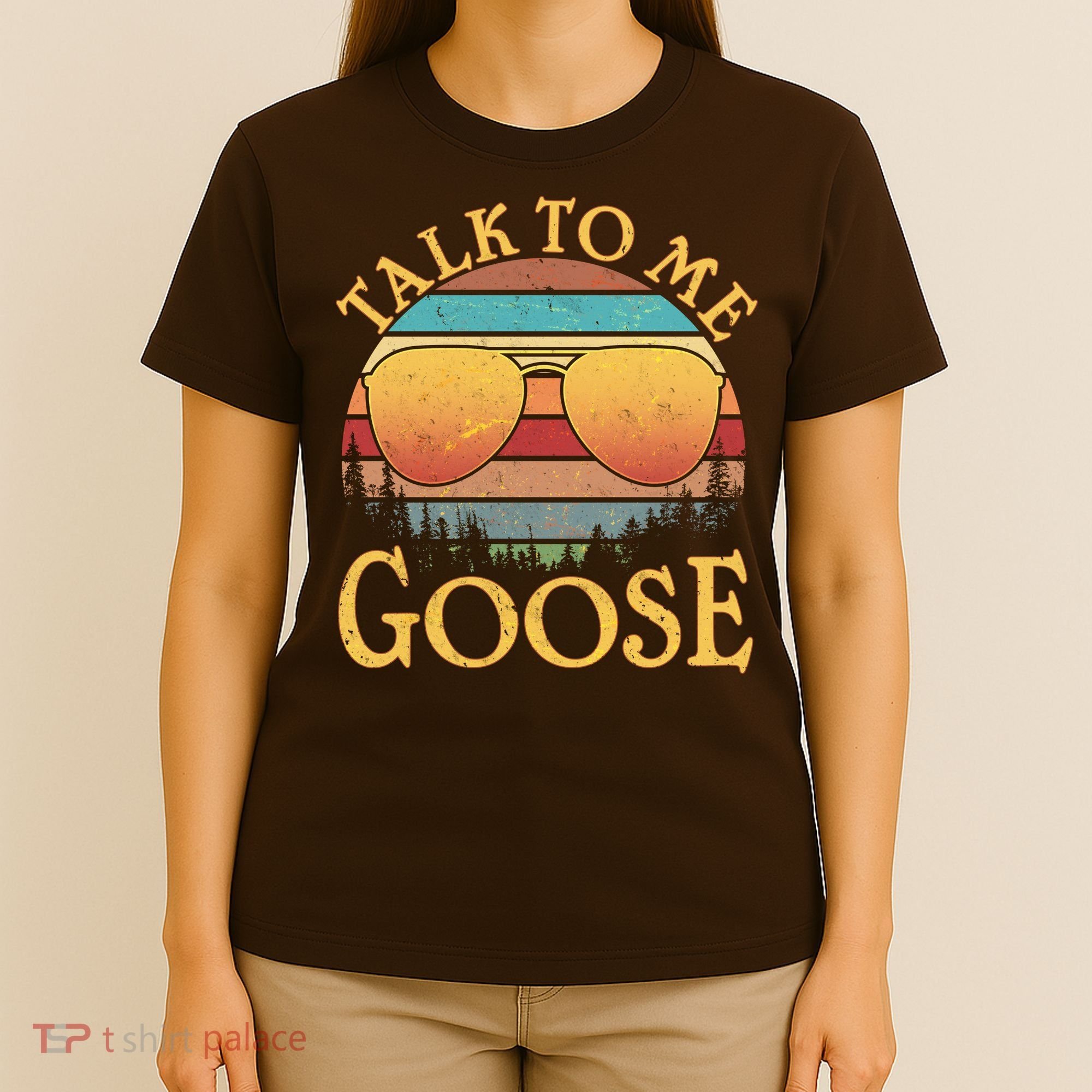 Talk To Me Goose Vintage Sunset T-Shirt