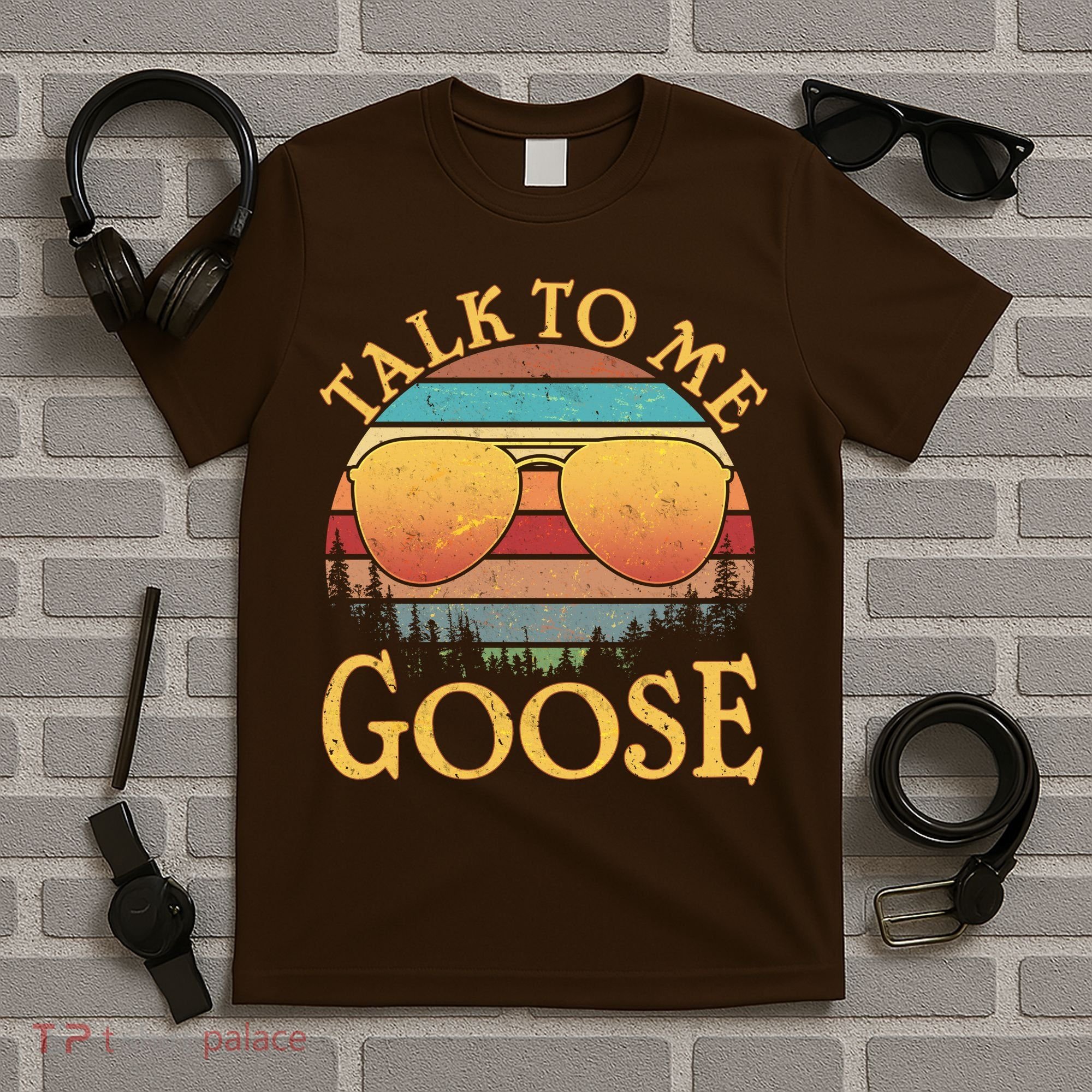 Talk To Me Goose Vintage Sunset T-Shirt