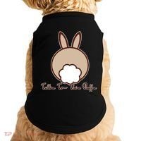 Talk To The Puff Funny Easter Bunny Doggie Tank thumb 0