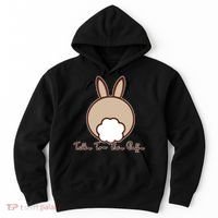 Talk To The Puff Funny Easter Bunny Hoodie thumb 0