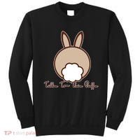 Talk To The Puff Funny Easter Bunny Sweatshirt thumb 0