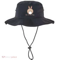 Talk To The Puff Funny Easter Bunny Bucket Hat thumb 0