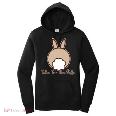Talk To The Puff Funny Easter Bunny Women's Hoodie