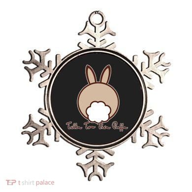 Talk To The Puff Funny Easter Bunny Ornament