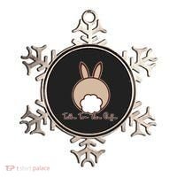 Talk To The Puff Funny Easter Bunny Ornament thumb 0