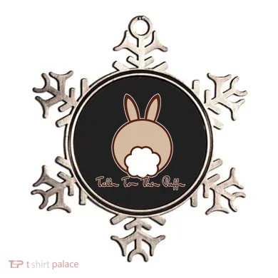 Talk To The Puff Funny Easter Bunny Ornament