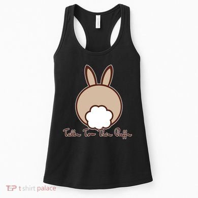 Talk To The Puff Funny Easter Bunny Women's Tank Top