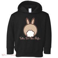 Talk To The Puff Funny Easter Bunny Toddler Hoodie thumb 0