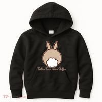 Talk To The Puff Funny Easter Bunny Kids Hoodie thumb 0