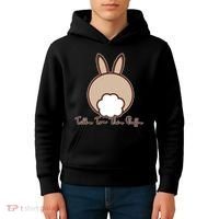 Talk To The Puff Funny Easter Bunny Kids Hoodie thumb 4