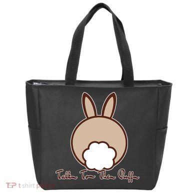 Talk To The Puff Funny Easter Bunny Tote Bag