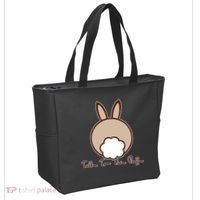 Talk To The Puff Funny Easter Bunny Tote Bag thumb 2