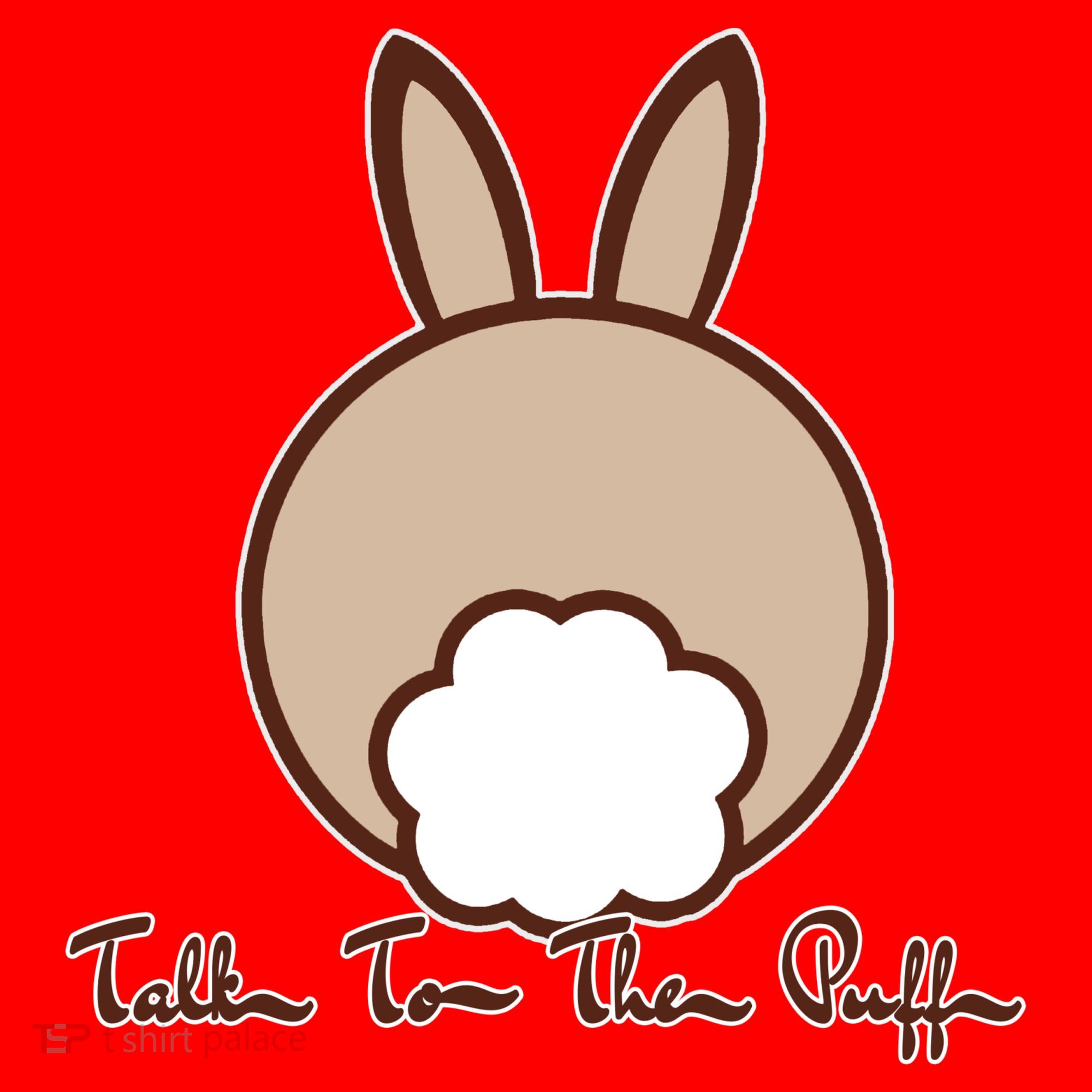 Talk To The Puff Funny Easter Bunny Santa Hat