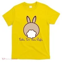 Talk To The Puff Funny Easter Bunny T-Shirt thumb 0
