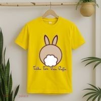 Talk To The Puff Funny Easter Bunny T-Shirt thumb 2
